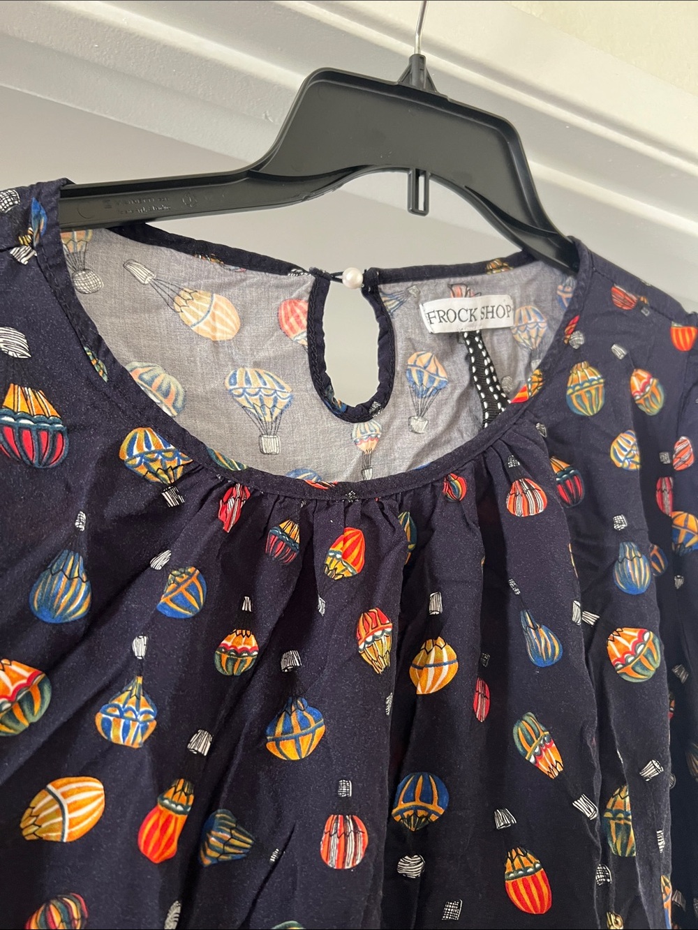 ModCloth Navy Hot Air Balloon Print Dress - Picture 3 of 8